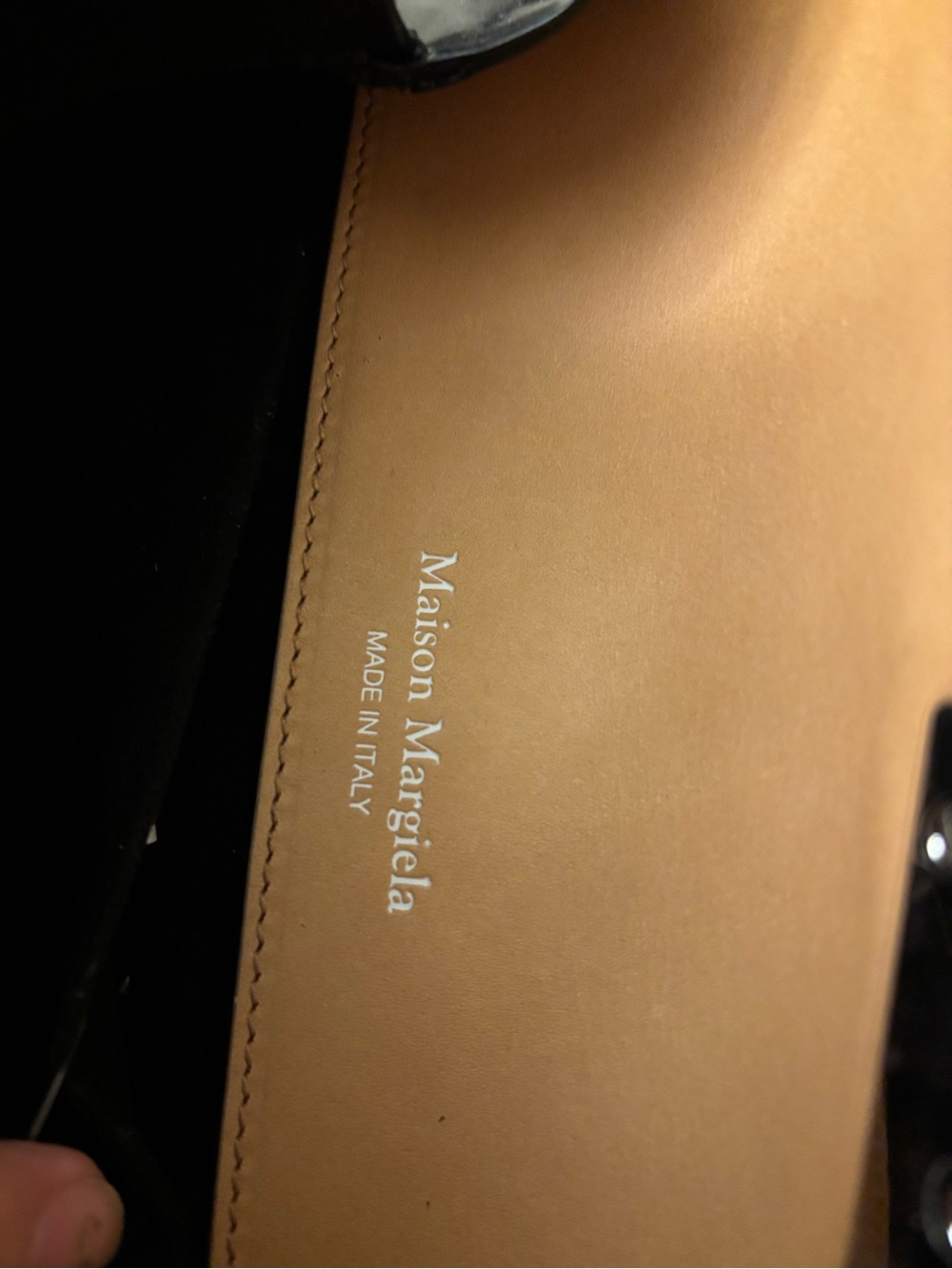 Maison Margiela black snatched small bag - Picture 2 of 6